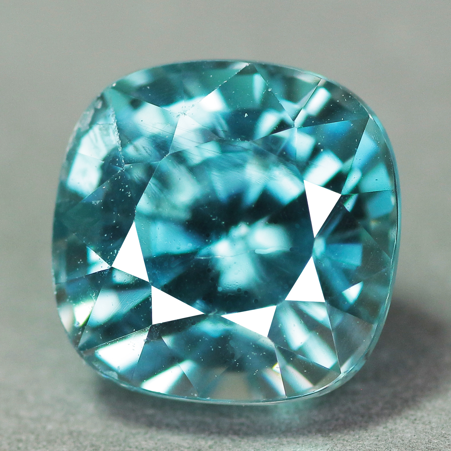 1.81Ct Mesmerizing Cushion Cut 6 x 6 mm Natural AAA Blue Zircon | eBay